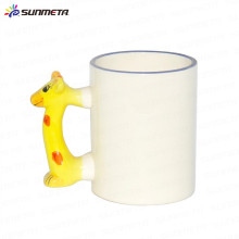 Yiwu Sunmeta Factory Supply High Quanlity Ceramic Animal mugs for sublimation